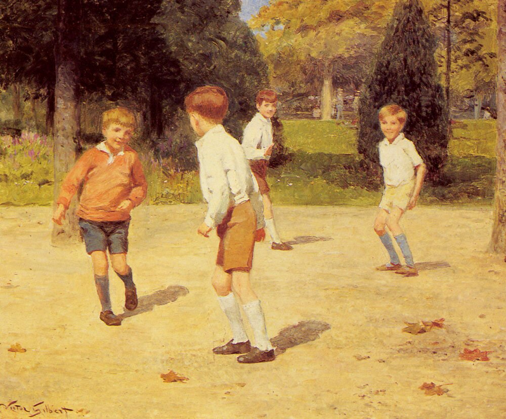 Gilbert_Victor_Boys_Playing