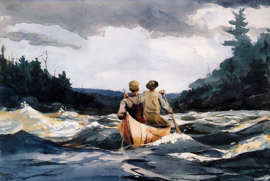 Homer_Winslow_Canoe_in_the_Rapids