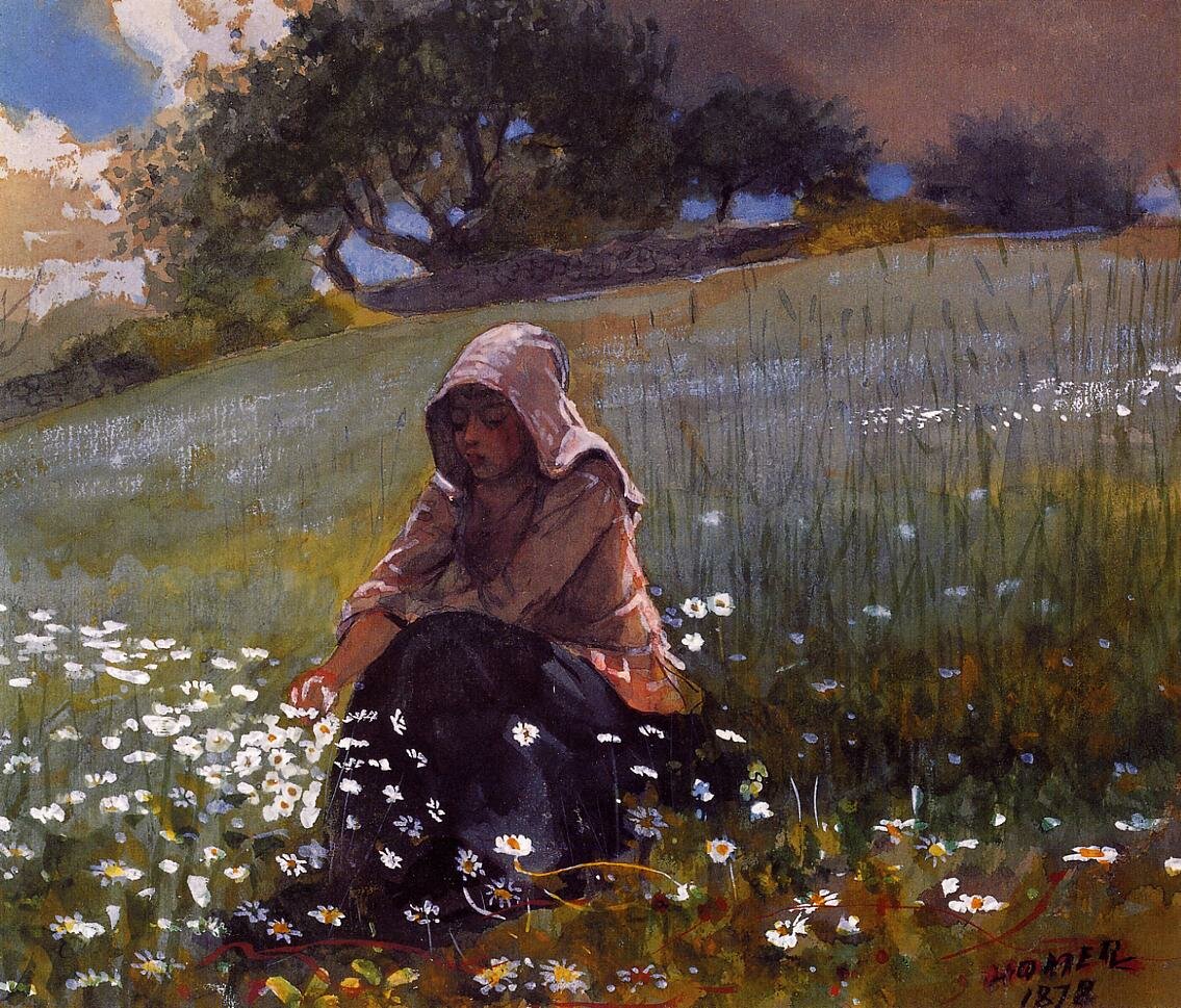 Homer_Winslow_Girl_and_Daisies