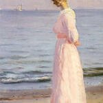 Ancher_Michael_Peter_On_The_Beach_At_Skagen