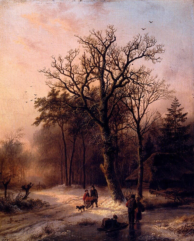 Koekkoek_Barend_Cornelis_Forest_In_Winter