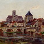 Petitjean_Edmond_Marie_View_Of_Moret_Sur_Loing