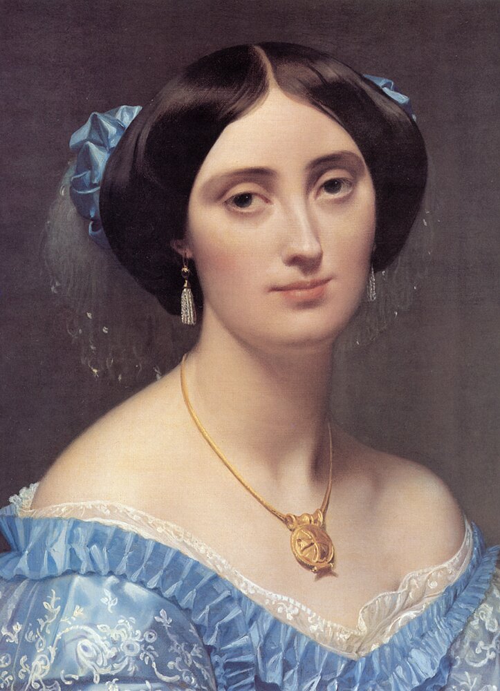 Ingres_Princess_Albert_de_Broglie_detail