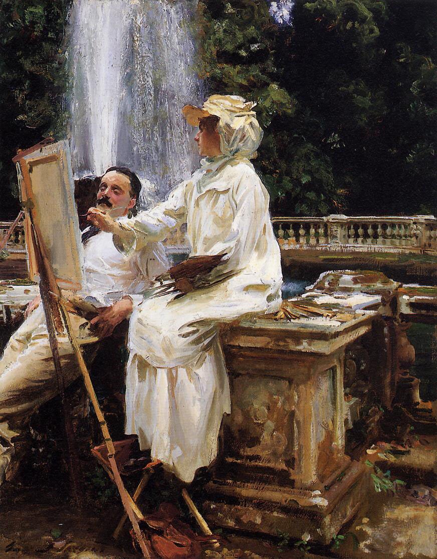 Sargent_John_Singer_The_Fountain_Villa_Torlonia_Frascati_Italy